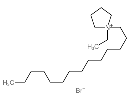 1-ethyl-1-tetradecyl-2,3,4,5-tetrahydropyrrole结构式