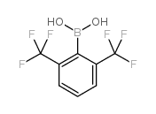 2,6-双(三氟甲基)苯硼酸结构式