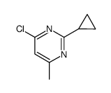 4-氯-2-环丙基-6-甲基嘧啶结构式