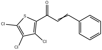 Propenone, 1-(2,3,4-trichloro-2-thienyl)-3-phenyl-结构式