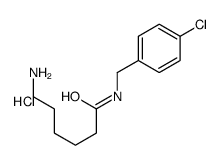 ε-氨基己酰-对氯苄胺 盐酸盐结构式