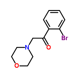 2-(2-Bromophenyl)-1-(4-morpholinyl)ethanone Structure