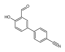 4-(3-formyl-4-hydroxyphenyl)benzonitrile结构式