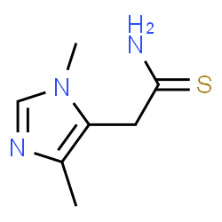 1H-Imidazole-5-ethanethioamide,1,4-dimethyl-(9CI) structure