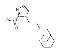 Piperidine,1-[6-(2-nitro-1H-imidazol-1-yl)hexyl]- Structure