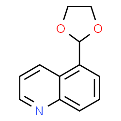 Quinoline, 5-(1,3-dioxolan-2-yl)- (9CI) structure