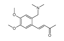 4-[2-[(dimethylamino)methyl]-4,5-dimethoxyphenyl]but-3-en-2-one Structure