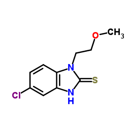 5-chloro-1-(2-methoxyethyl)-1H-benzimidazole-2-thiol picture