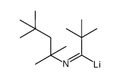 (Z)-(2,2-dimethyl-1-((2,4,4-trimethylpentan-2-yl)imino)propyl)lithium结构式