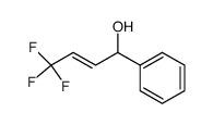 (E)-4,4,4-trifluoro-1-phenylbut-2-en-1-ol结构式