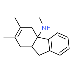 4aH-Fluoren-4a-amine,1,4,9,9a-tetrahydro-N,2,3-trimethyl-(9CI) structure