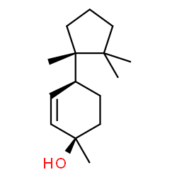 2-Cyclohexen-1-ol,1-methyl-4-[(1R)-1,2,2-trimethylcyclopentyl]-,(1S,4R)-rel-(9CI) structure