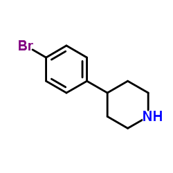 4-(4-Bromophenyl)piperidine structure