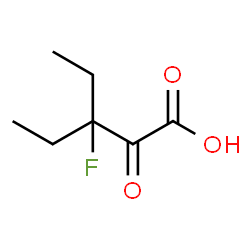 Pentanoic acid,3-ethyl-3-fluoro-2-oxo- structure