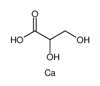 DL-GLYCERIC ACID HEMICALCIUM SALT HYDRATE structure