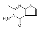 3-AMINO-2-METHYLTHIENO[2,3-D]PYRIMIDIN-4(3H)-ONE Structure