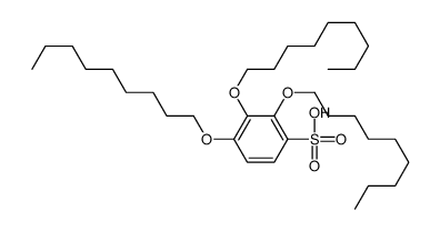 2,3,4-tri(nonoxy)benzenesulfonic acid结构式