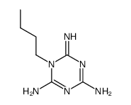 4,6-diamino-1-butyl-1H-[1,3,5]triazin-2-one-imine Structure