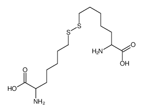 2-amino-7-[(6-amino-6-carboxyhexyl)disulfanyl]heptanoic acid Structure