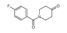 1-(4-FLUOROBENZOYL)TETRAHYDRO-4(1H)-PYRIDINONE Structure