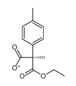 (2R)-3-ethoxy-2-methyl-2-(4-methylphenyl)-3-oxopropanoate Structure