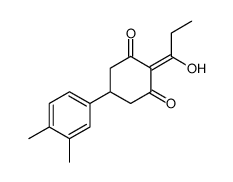 5-(3,4-dimethylphenyl)-2-(1-hydroxypropylidene)cyclohexane-1,3-dione Structure