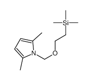 2-[(2,5-dimethylpyrrol-1-yl)methoxy]ethyl-trimethylsilane结构式