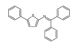 2-Thiophenamine, N-(diphenylmethylene)-5-phenyl Structure