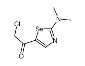 2-chloro-1-[2-(dimethylamino)-1,3-selenazol-5-yl]ethanone结构式