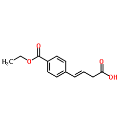 Benzoic acid, 4-[(1E)-3-carboxy-1-propenyl]-, 1-ethyl ester (9CI) structure