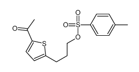 3-(5-acetylthiophen-2-yl)propyl 4-methylbenzenesulfonate Structure