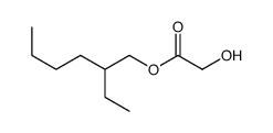 2-ethylhexyl 2-hydroxyacetate Structure