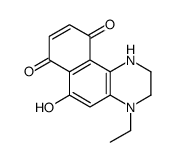 4-ethyl-6-hydroxy-2,3-dihydro-1H-benzo[f]quinoxaline-7,10-dione结构式