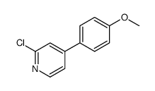 2-chloro-4-(4-methoxyphenyl)pyridine结构式