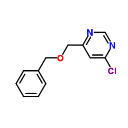 4-[(Benzyloxy)methyl]-6-chloropyrimidine Structure