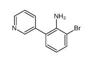 2-bromo-6-pyridin-3-ylaniline结构式