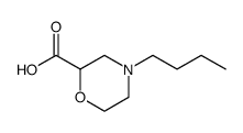 2-Morpholinecarboxylic acid, 4-butyl Structure