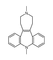 Azepino[4,5-d]dibenz[b,f]azepine, 1,2,3,4,5,10-hexahydro-3,10-dimethyl- Structure