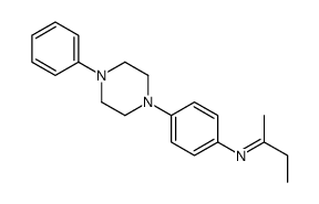 N-[4-(4-phenylpiperazin-1-yl)phenyl]butan-2-imine结构式