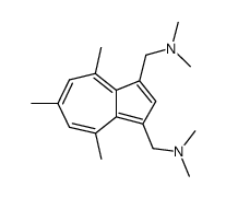 1,3-Bis-dimethylaminomethyl-4,6,8-trimethyl-azulen Structure