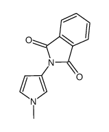 N-(1-methyl-1H-pyrrol-3-yl)phthalimide结构式