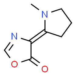 5(4H)-Oxazolone,4-(1-methyl-2-pyrrolidinylidene)-(9CI) Structure