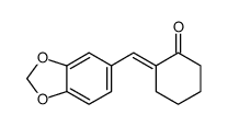 2-(1,3-benzodioxol-5-ylmethylidene)cyclohexan-1-one结构式