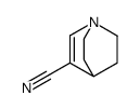 1-Azabicyclo[2.2.2]oct-2-ene-3-carbonitrile(6CI,9CI) Structure