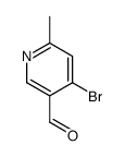 4-bromo-6-methylpyridine-3-carbaldehyde结构式