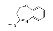 2,3-Dihydro-4-(methylthio)-1,5-benzoxazepin结构式