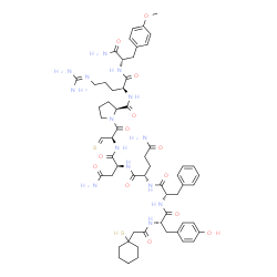 argipressin, beta mercapto-beta,beta-cyclopentamethylenepropionic acid(1)-O-methyl-Tyr(2)-TyrNH2(9)- picture