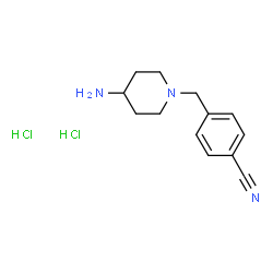 4-[(4-Amino-1-piperidyl)methyl]benzonitrile structure