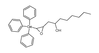 1-(3-(triphenylgermyl)oxiran-2-yl)octan-2-ol Structure