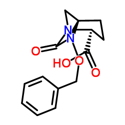 (1R,2S,5R)-6-(苄氧基)-7-氧代-1,6-二氮杂双环[3.2.1]辛烷-2-羧酸结构式